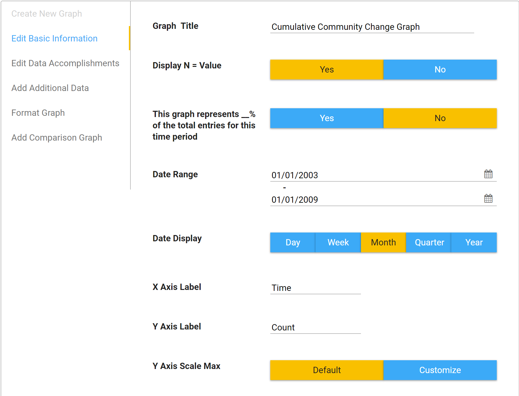 Edit Basic Information interface.