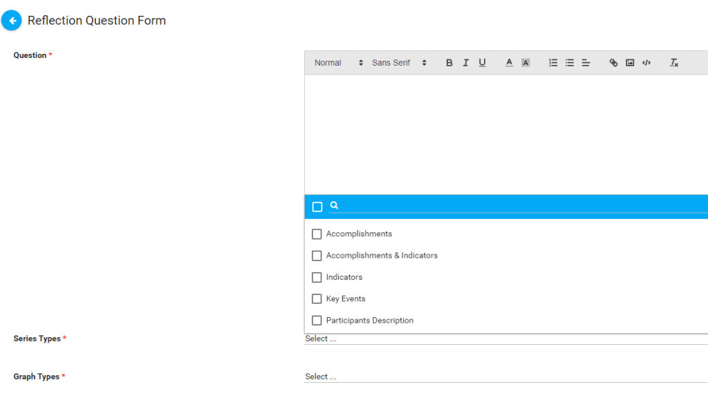 Reflection Questions Community Check Box Evaluation System